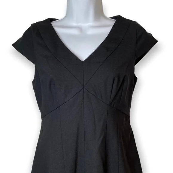 Banana Republic Black Wool Sheath Stretch Dress - Picture 4 of 9